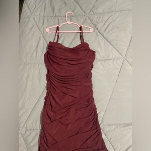 Maroon dress